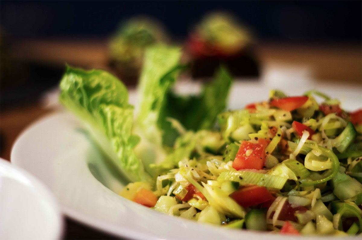 Leek Salad - Honeybee Healthy